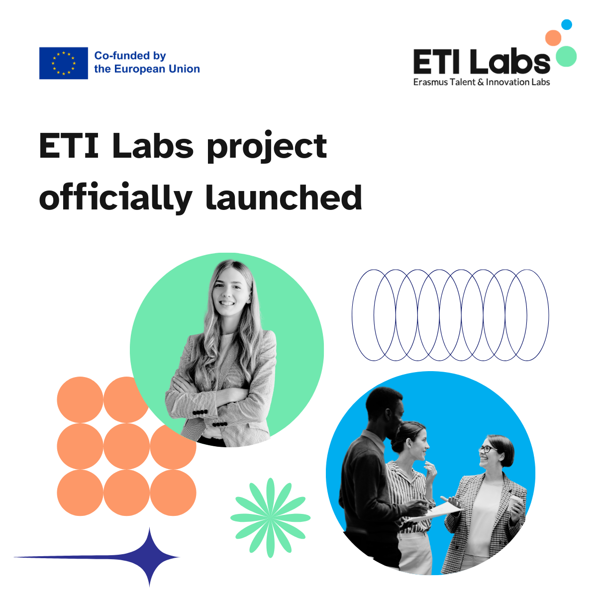 Poster announcing the launch of the project
